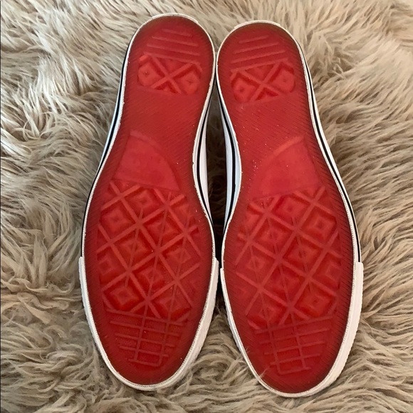 Red Converse Chuck Taylor All Star High Tops - Picture 3 of 7